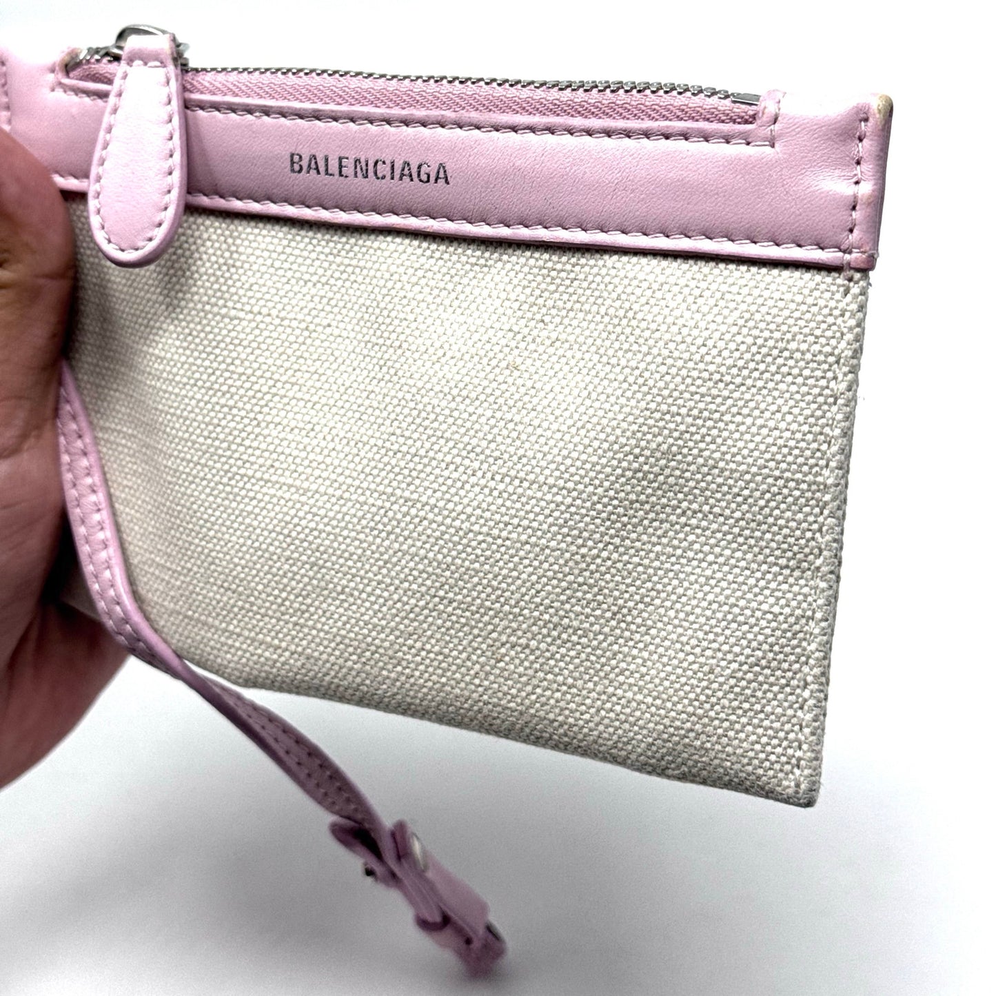Balenciaga Canvas Zipper Pouch