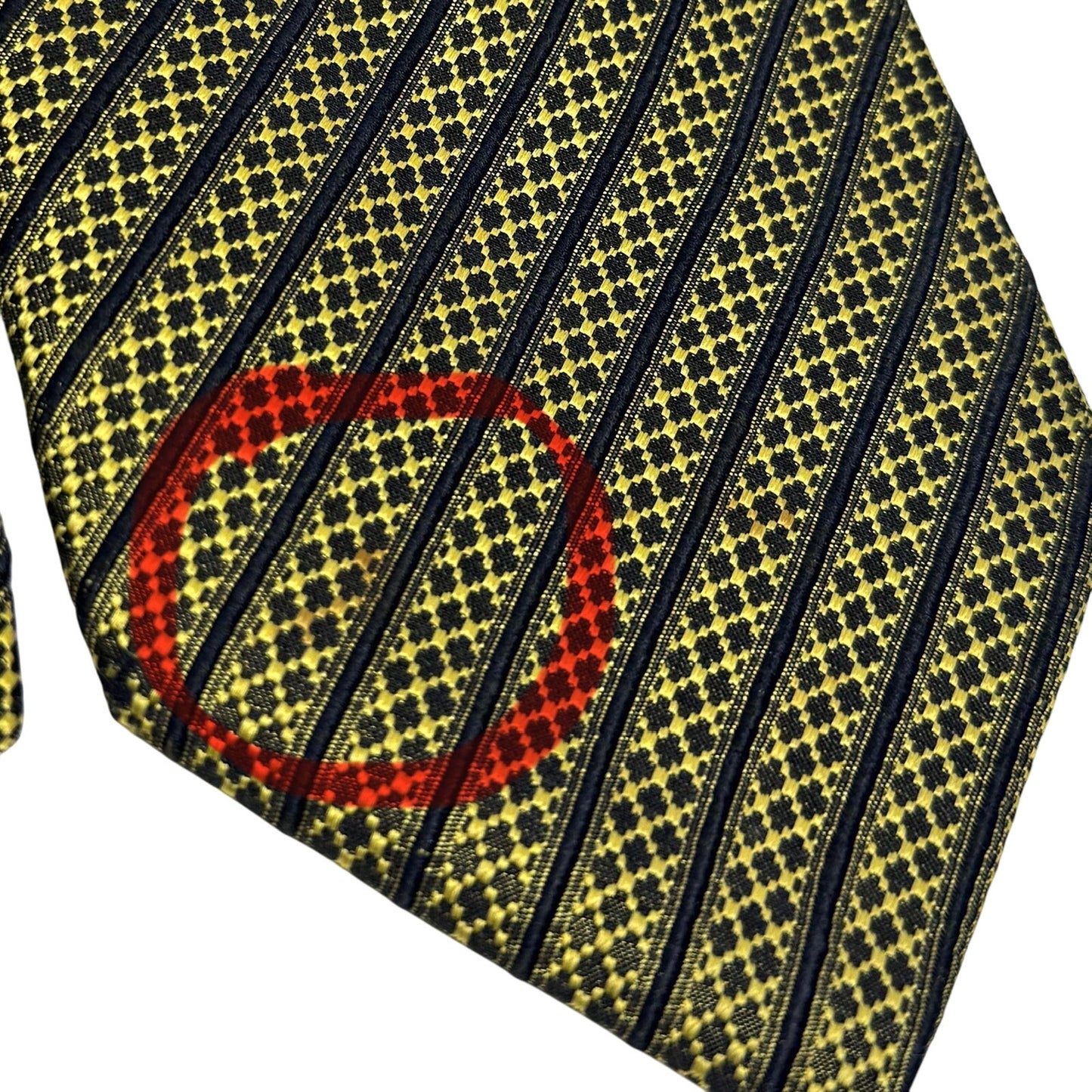 Christian Dior Abstract Pattern Tie