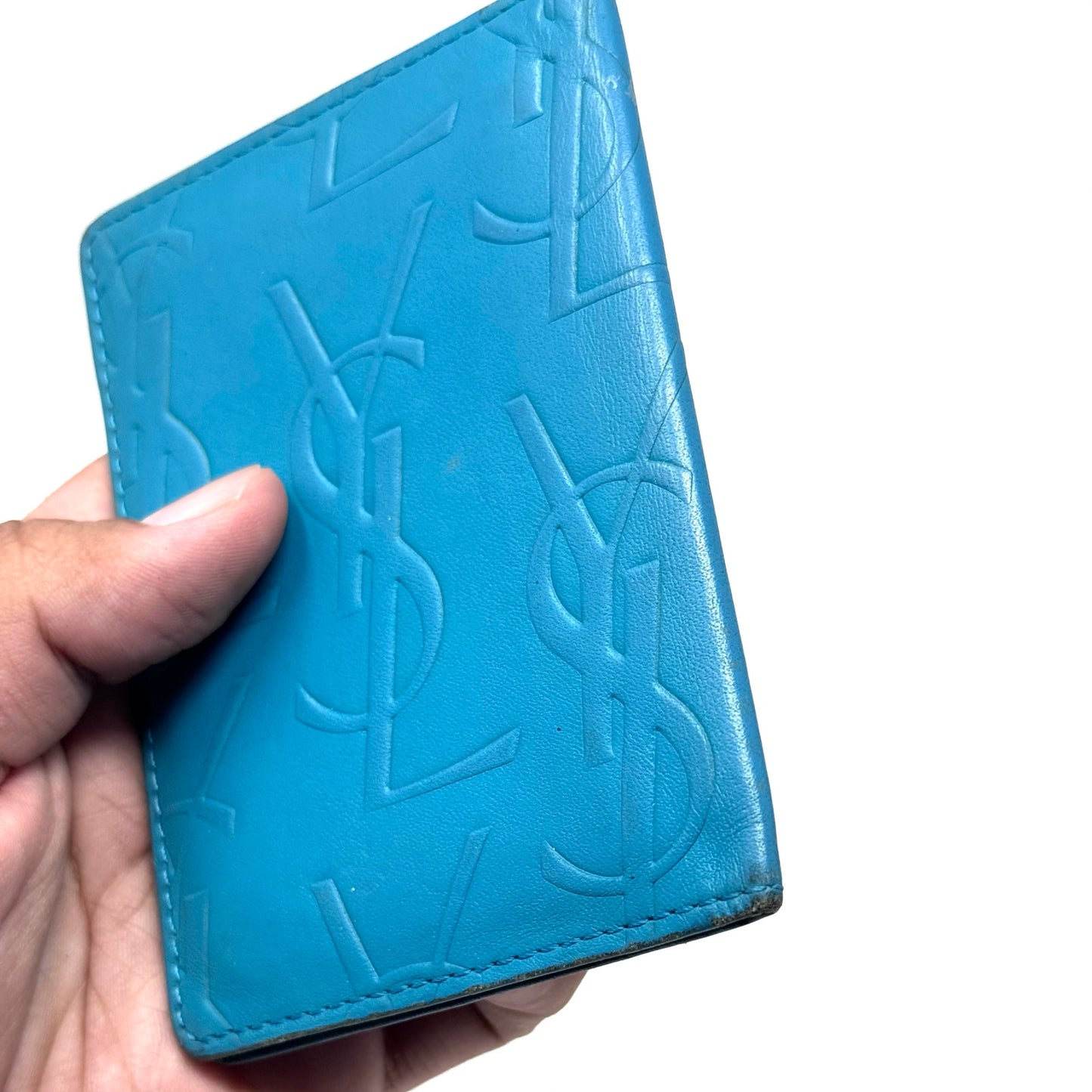 YSL All Black Cardholder Wallet