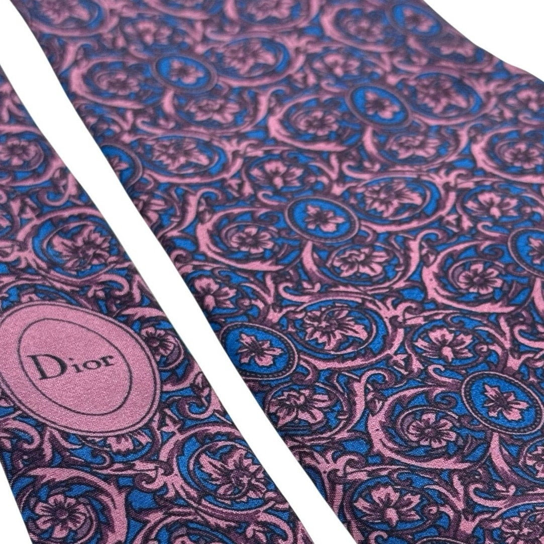 Christian Dior Abstract Pattern Tie