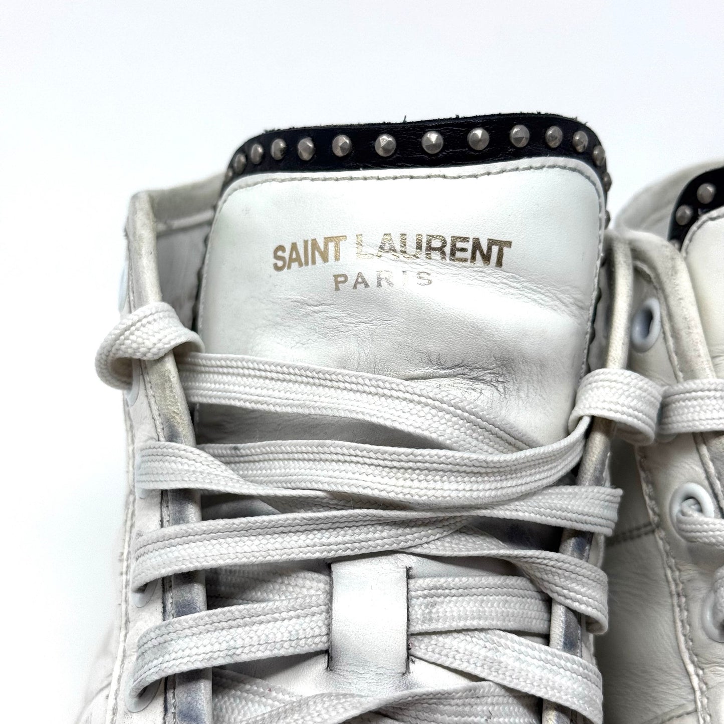 Saint Laurent SL/37M Distressed Sneakers