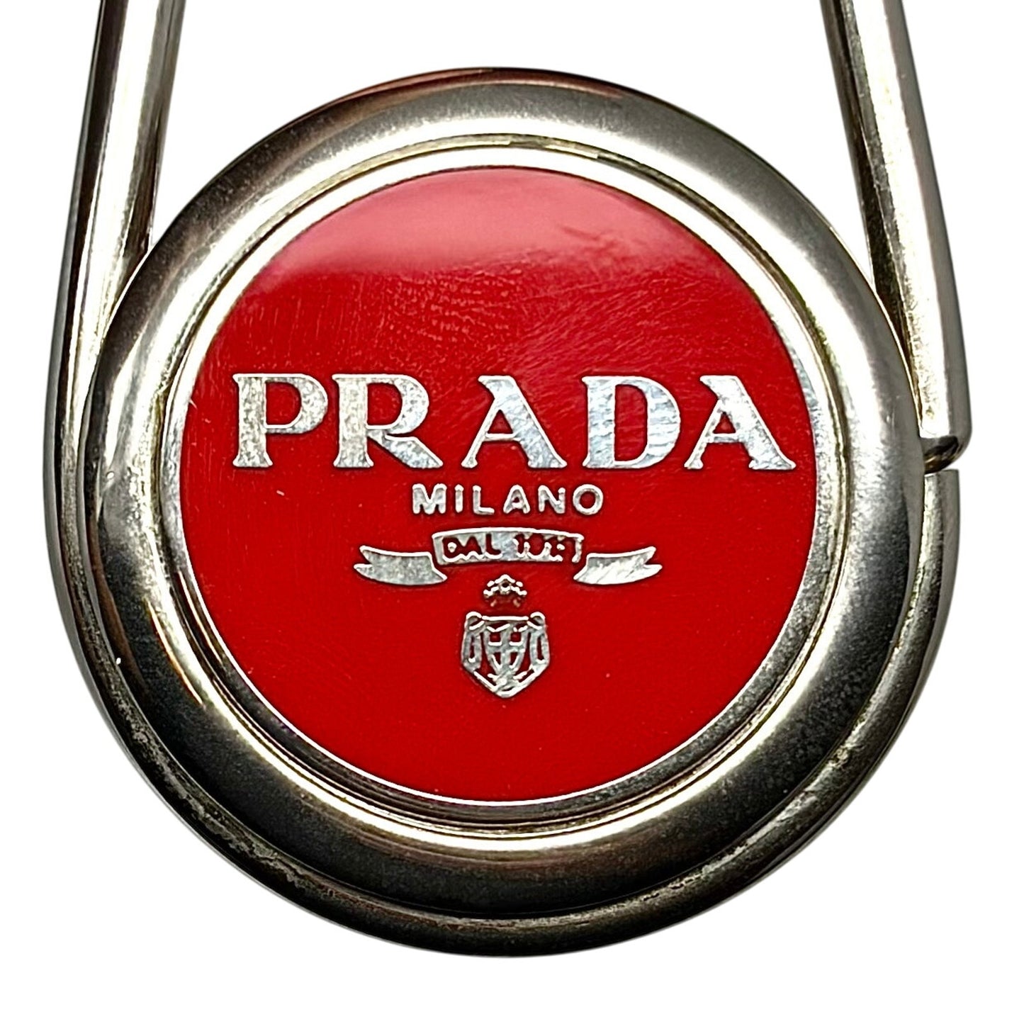 Prada Vintage Metal Keyring