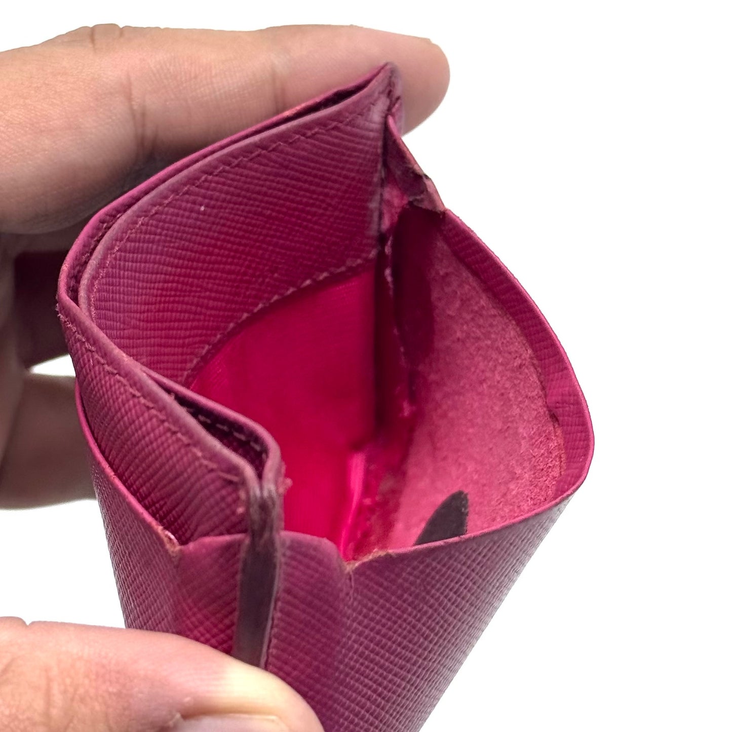 Prada Pink Cardholder Wallet