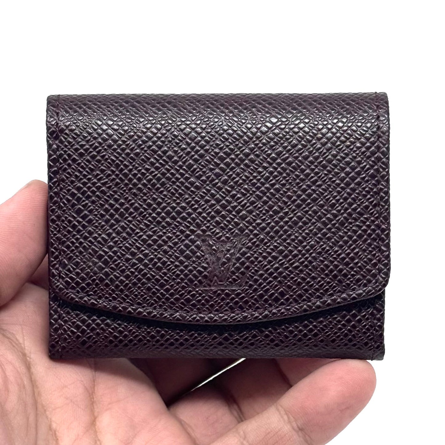 Louis Vuitton Dark Red Cufflink Case
