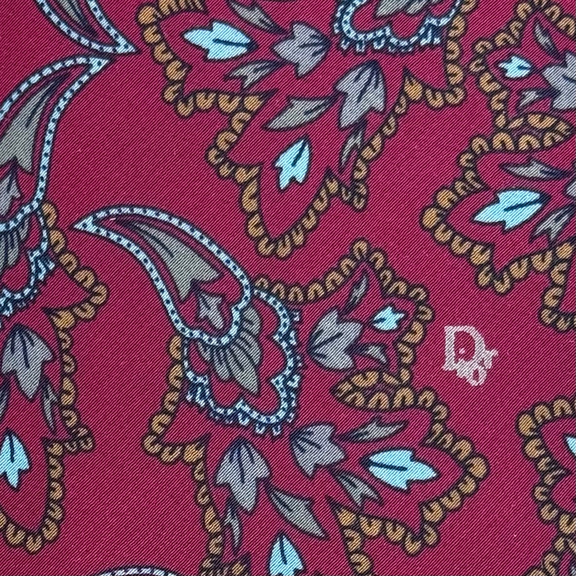 Christian Dior Abstract Pattern Tie