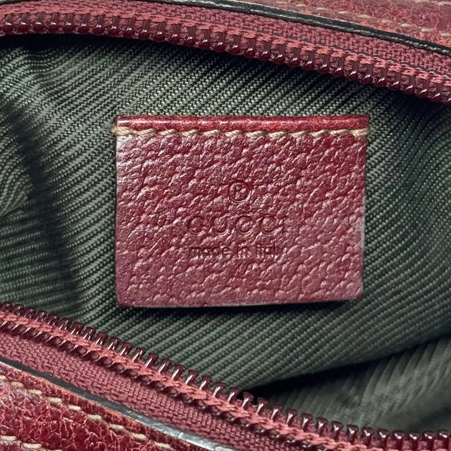 Gucci Canvas Zipper Pouch