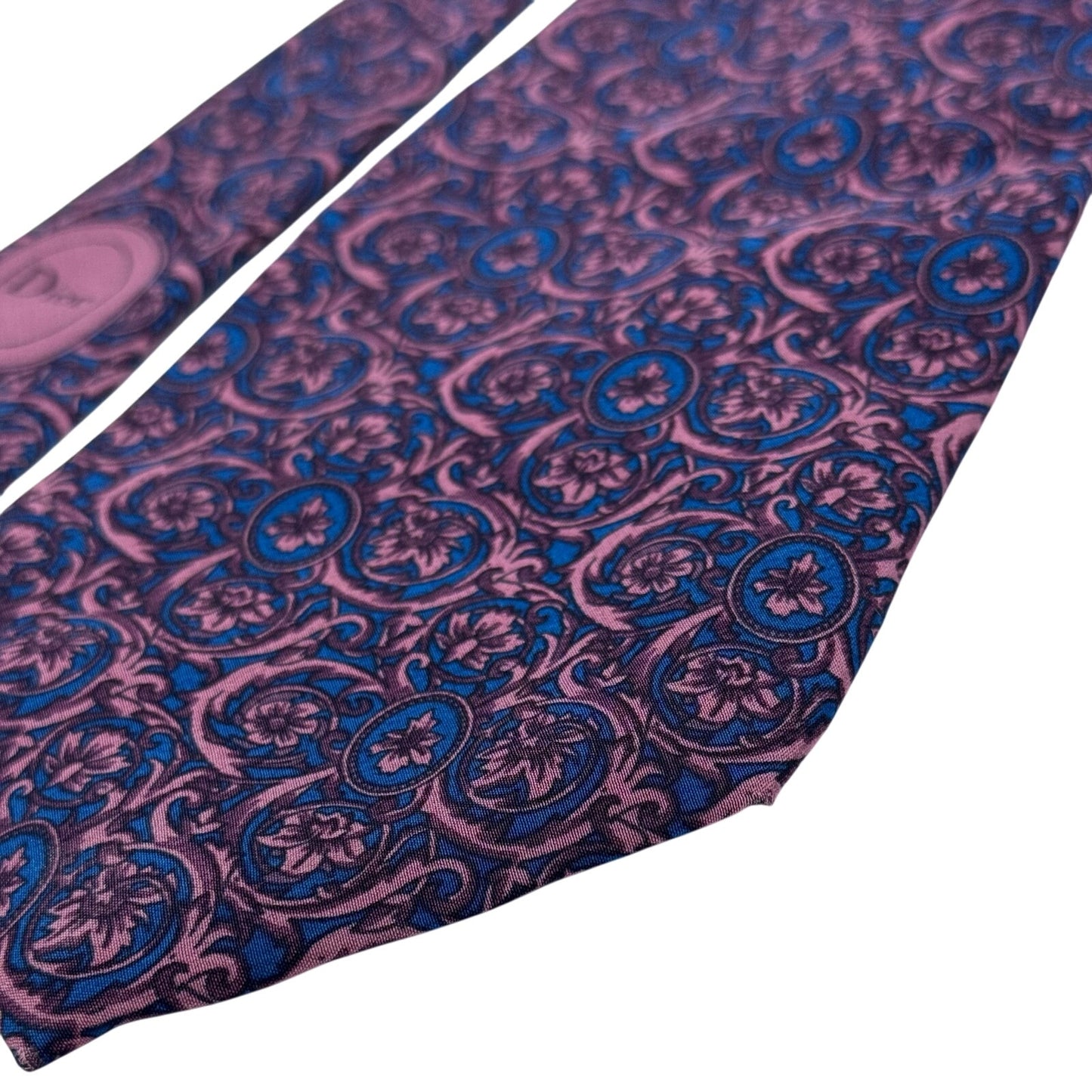 Christian Dior Abstract Pattern Tie