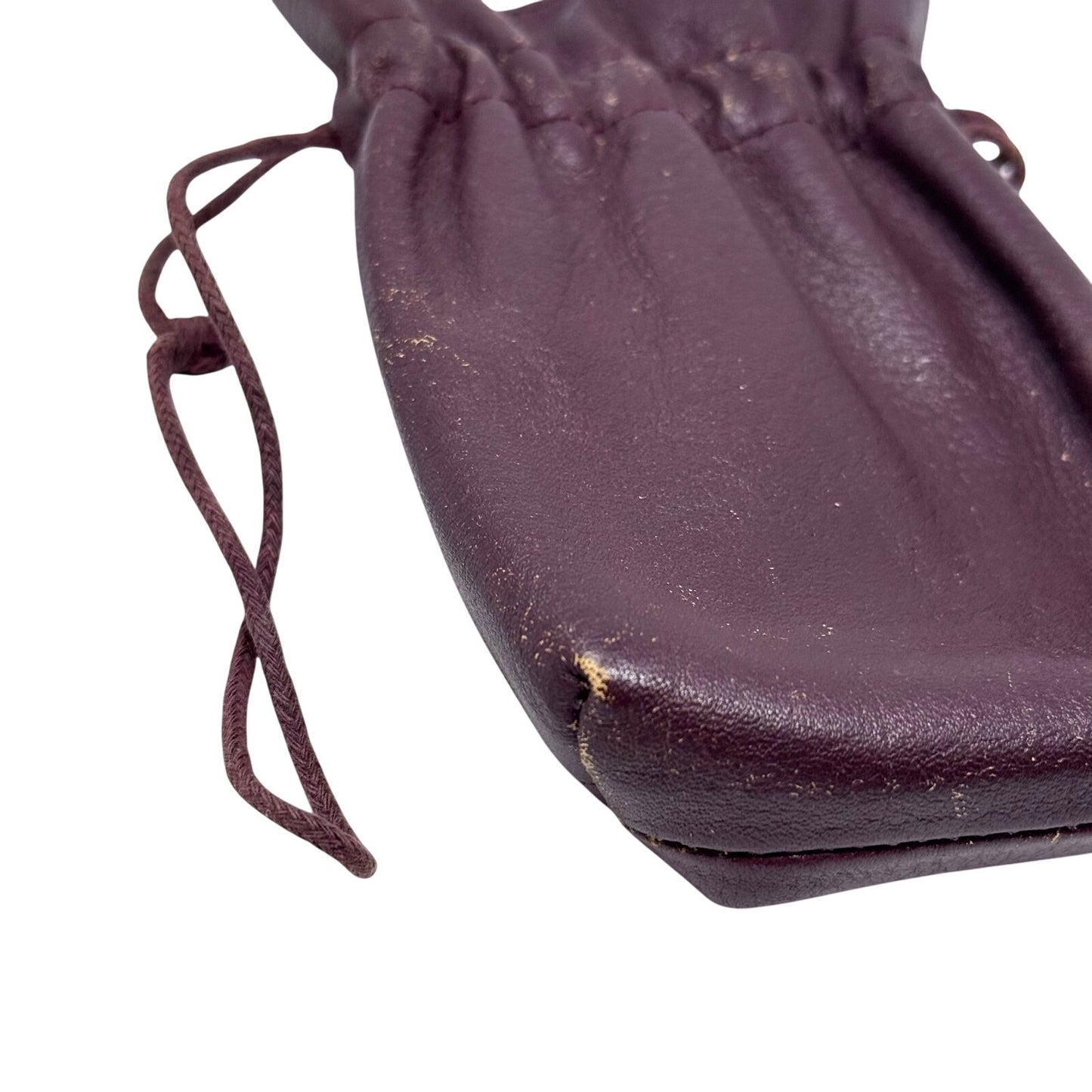 Cartier Dark Red Leather Pouch