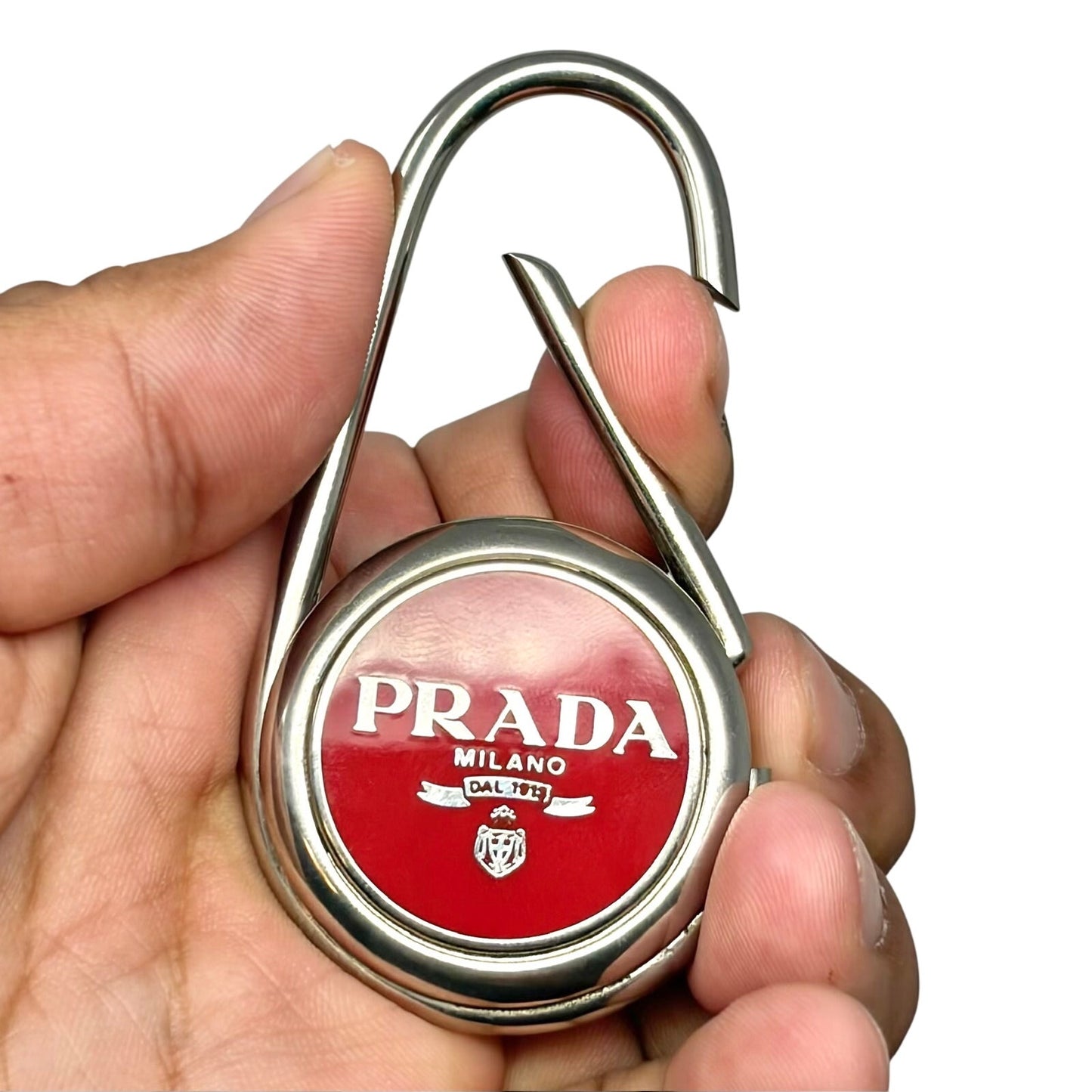Prada Vintage Metal Keyring