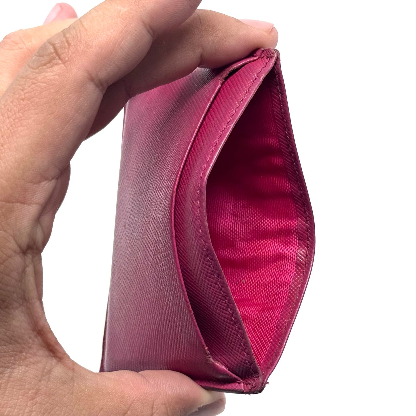 Prada Pink Cardholder Wallet