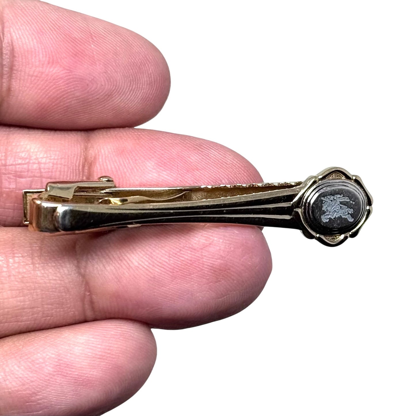 Burberry Two-Tone Tie Clip