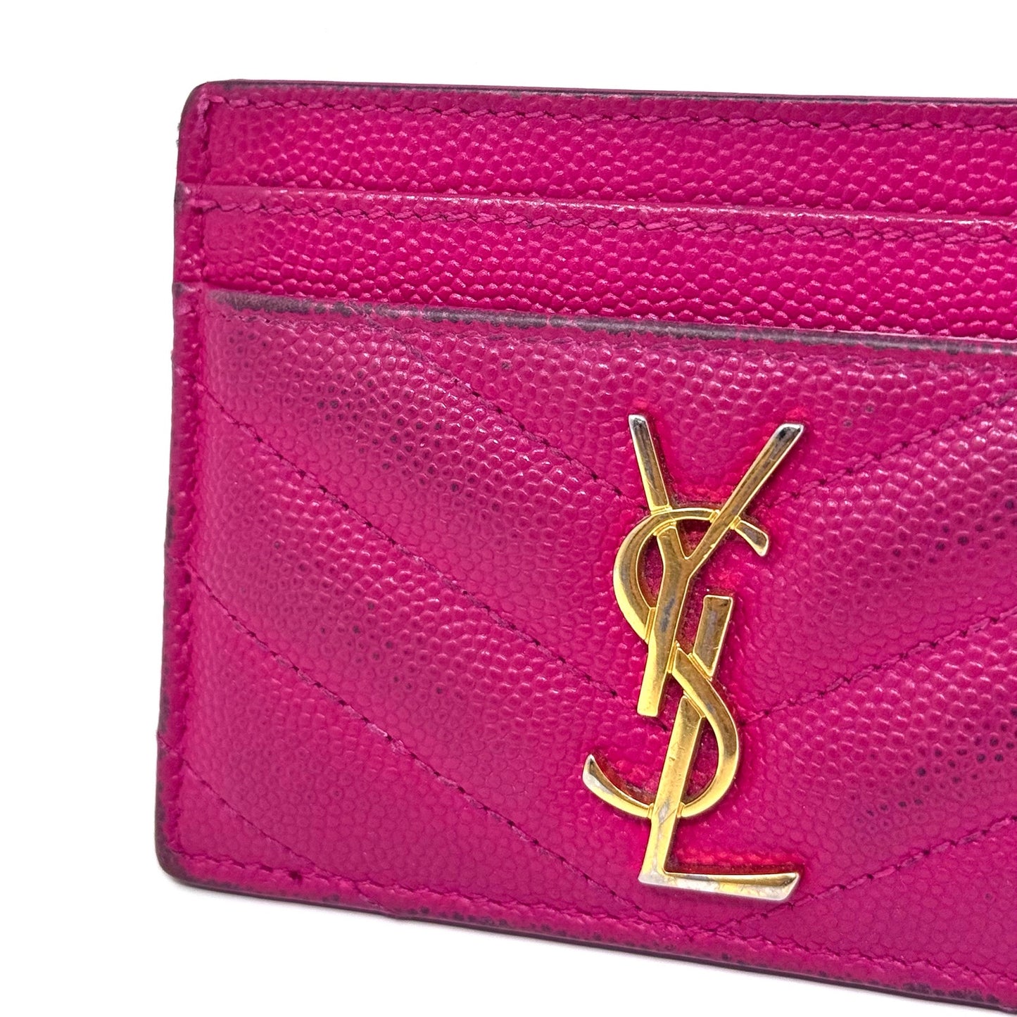 YSL All Black Cardholder Wallet