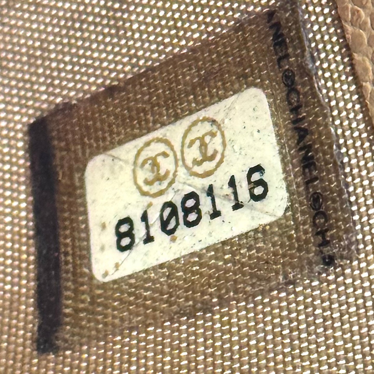 Chanel Beige Bifold Wallet