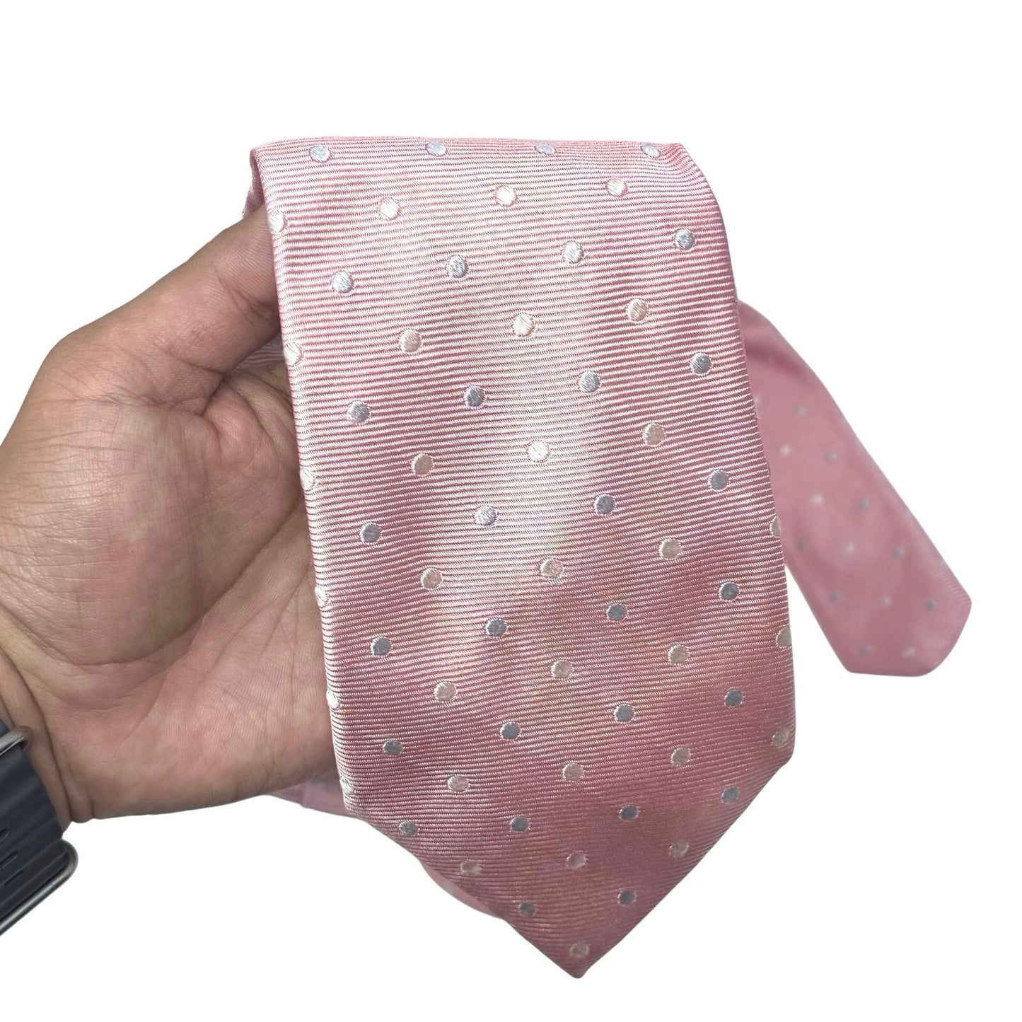 Thomas Pink Polka-Dot Pattern Tie