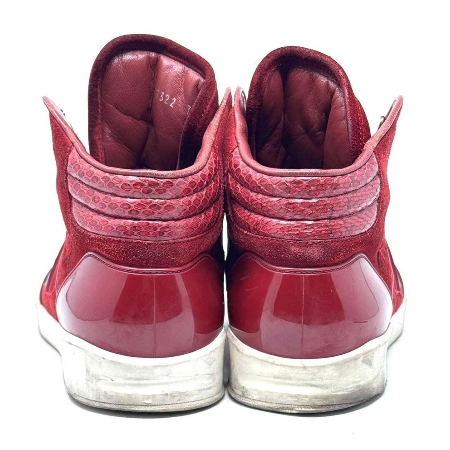 Gucci Red Suede Sneakers