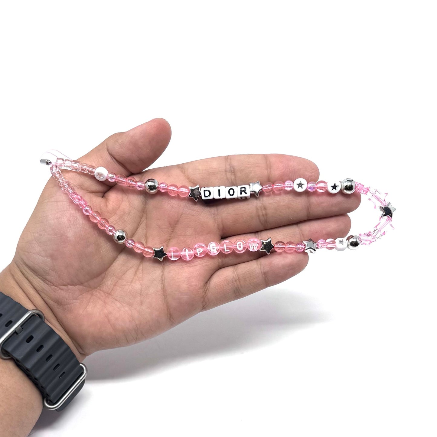 Dior ‘Lip Glow’ Beaded Phone Strap