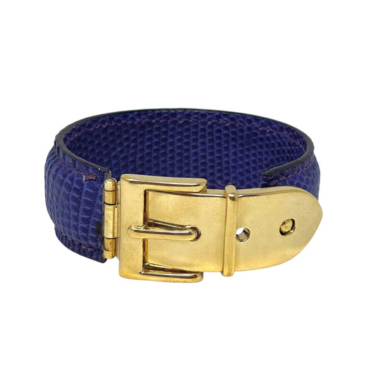 Gucci Purple Lizard Bracelet