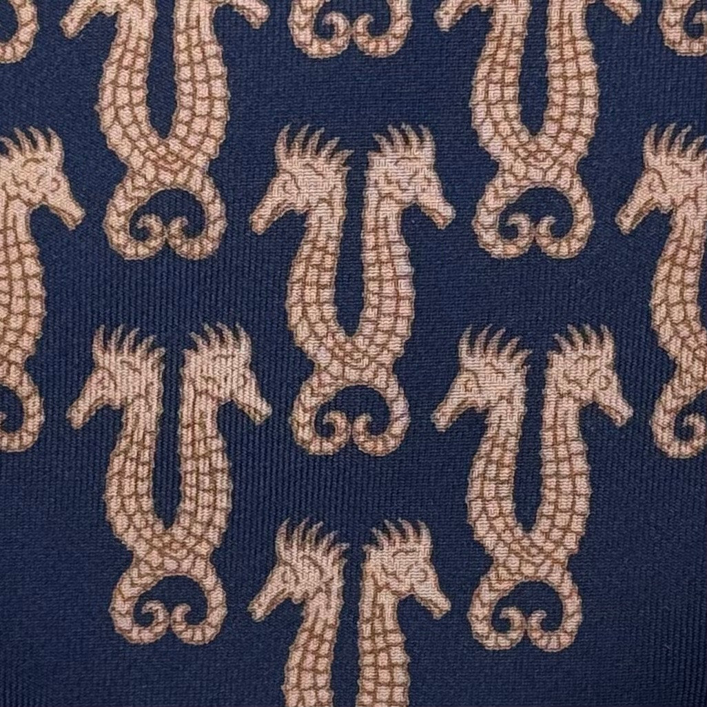 Gucci Seahorse Pattern Tie