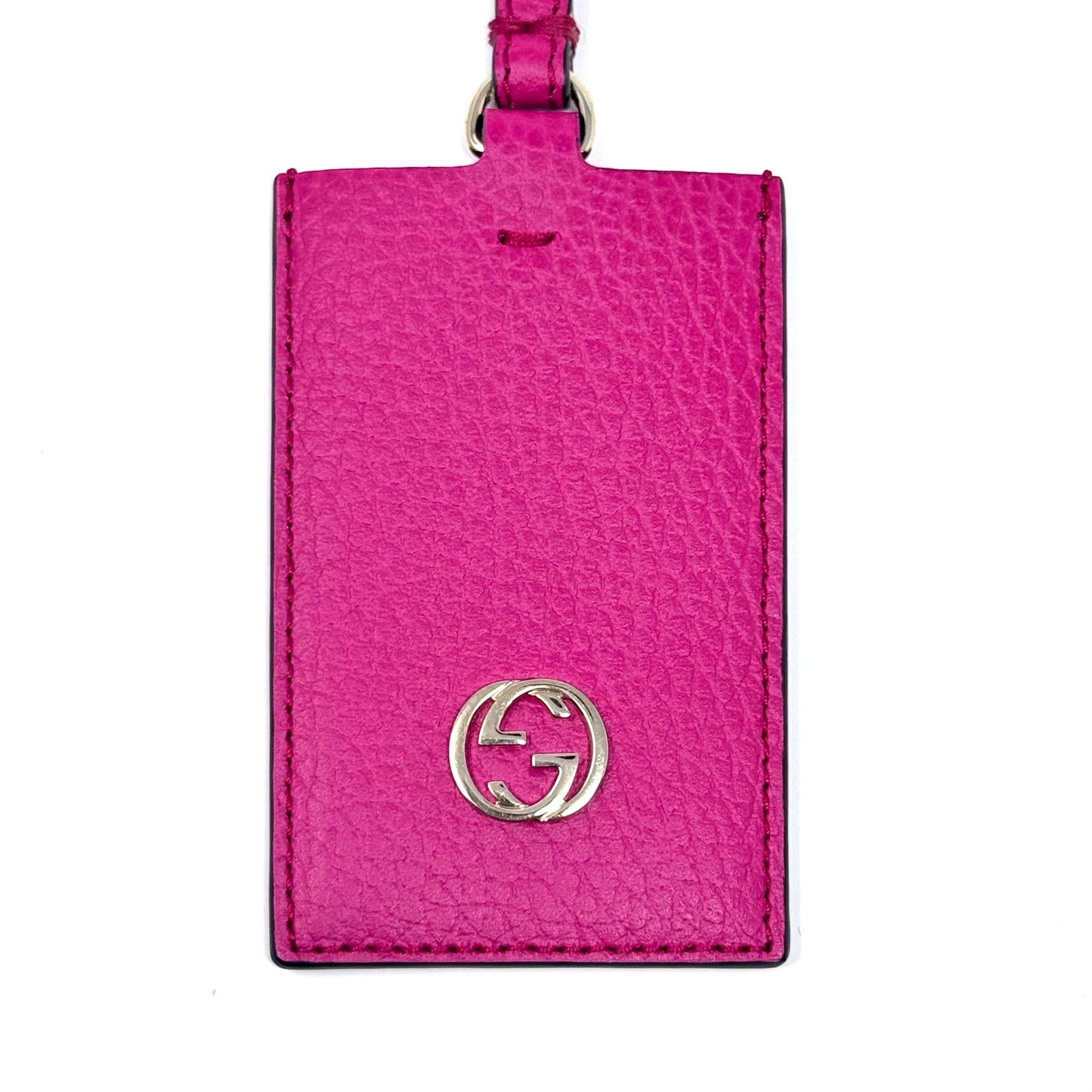 Gucci Pink Luggage Tag