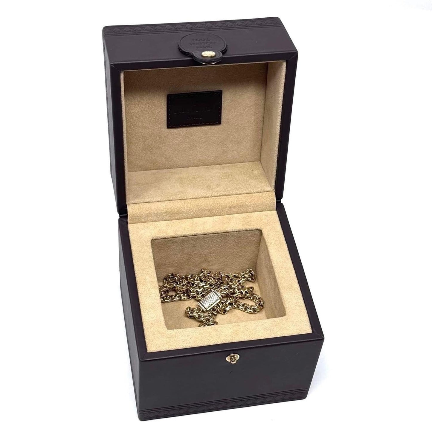 Louis Vuitton Brown Watch Box