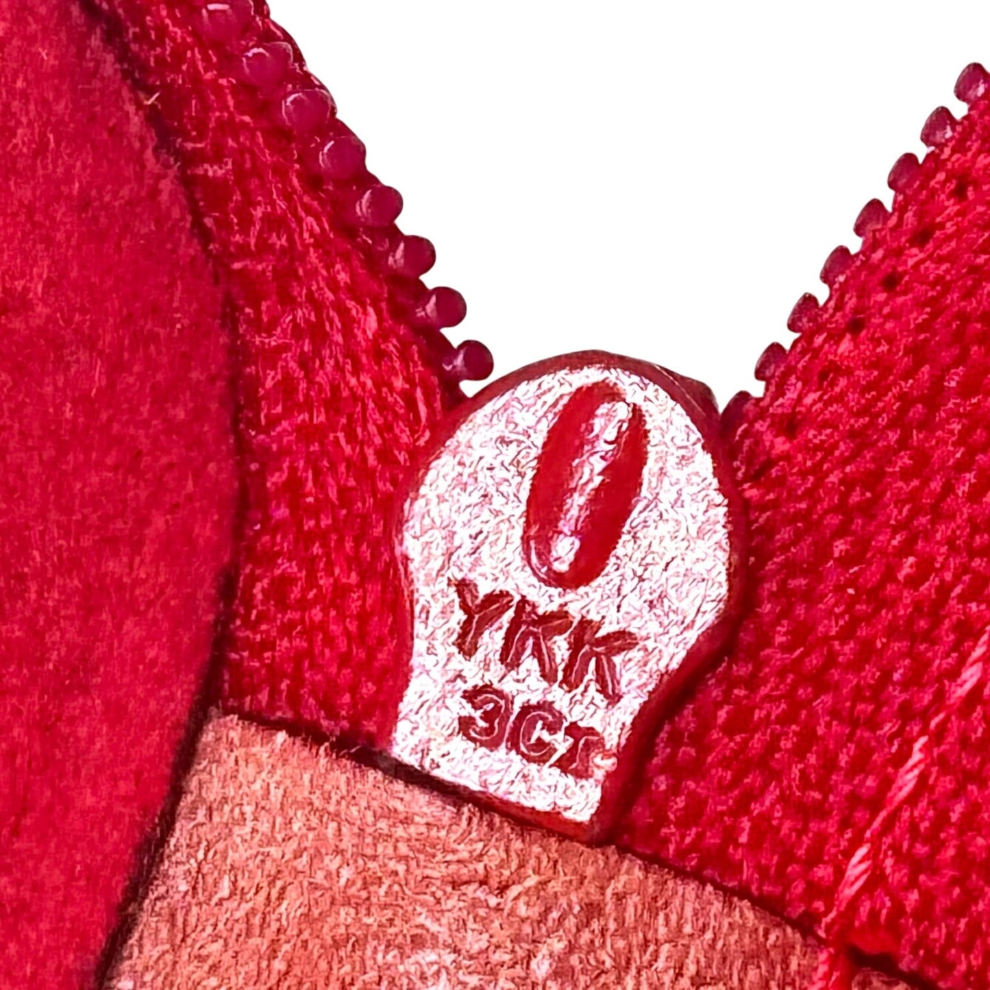 Versace Red Zipper Pouch