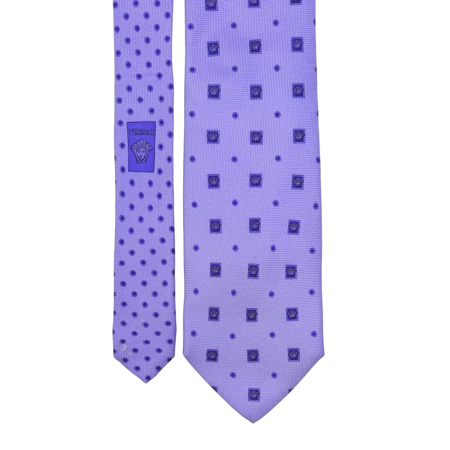 Versace Purple Medusa Tie