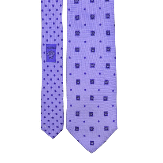 Versace Purple Medusa Tie