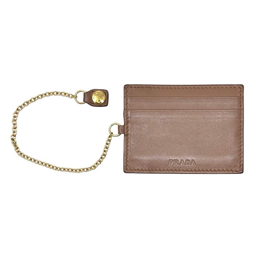 Prada Chain Cardholder Wallet