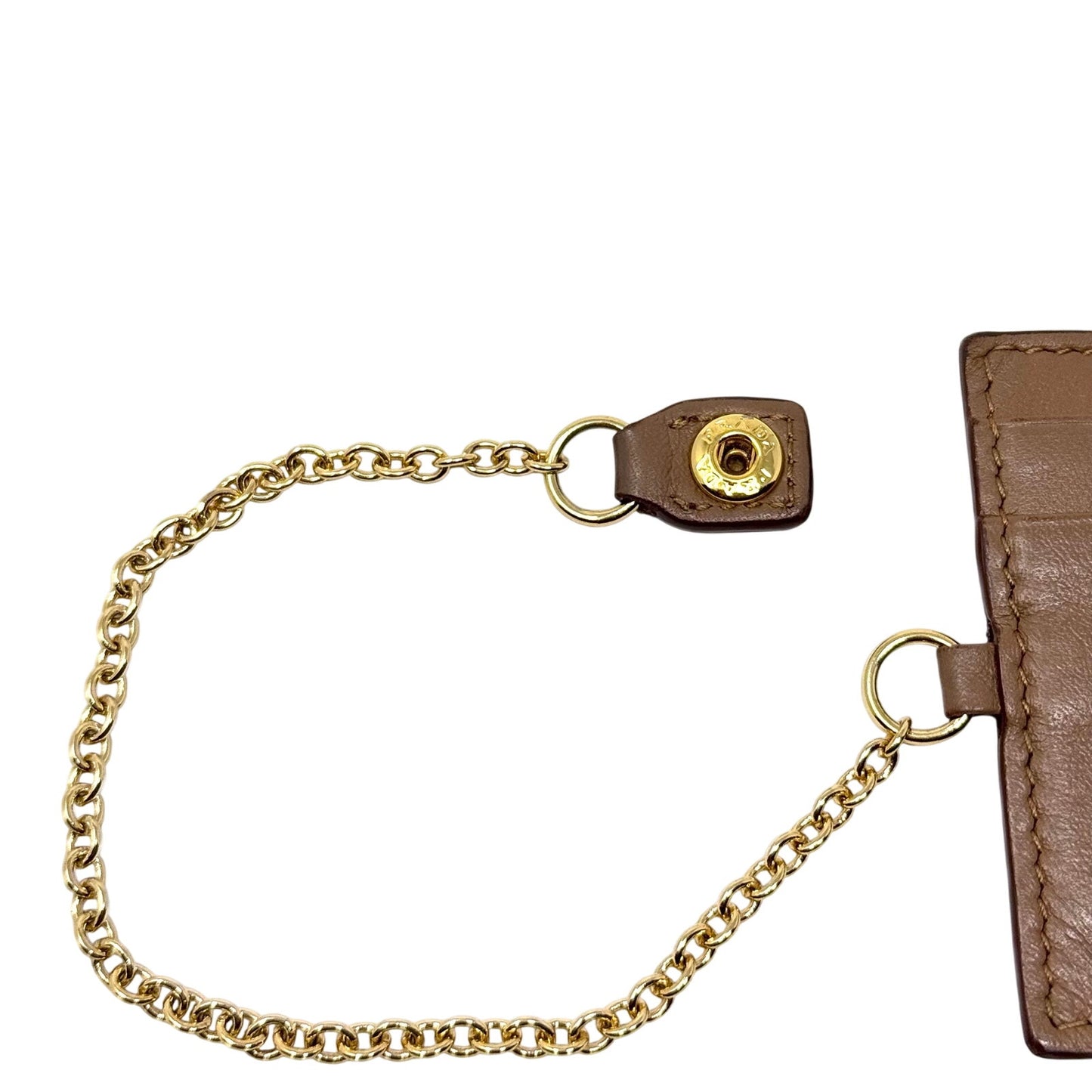 Prada Chain Cardholder Wallet
