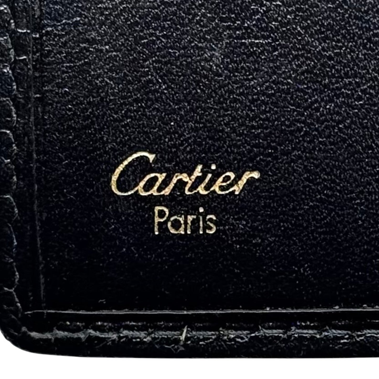 Cartier Black Passport Case