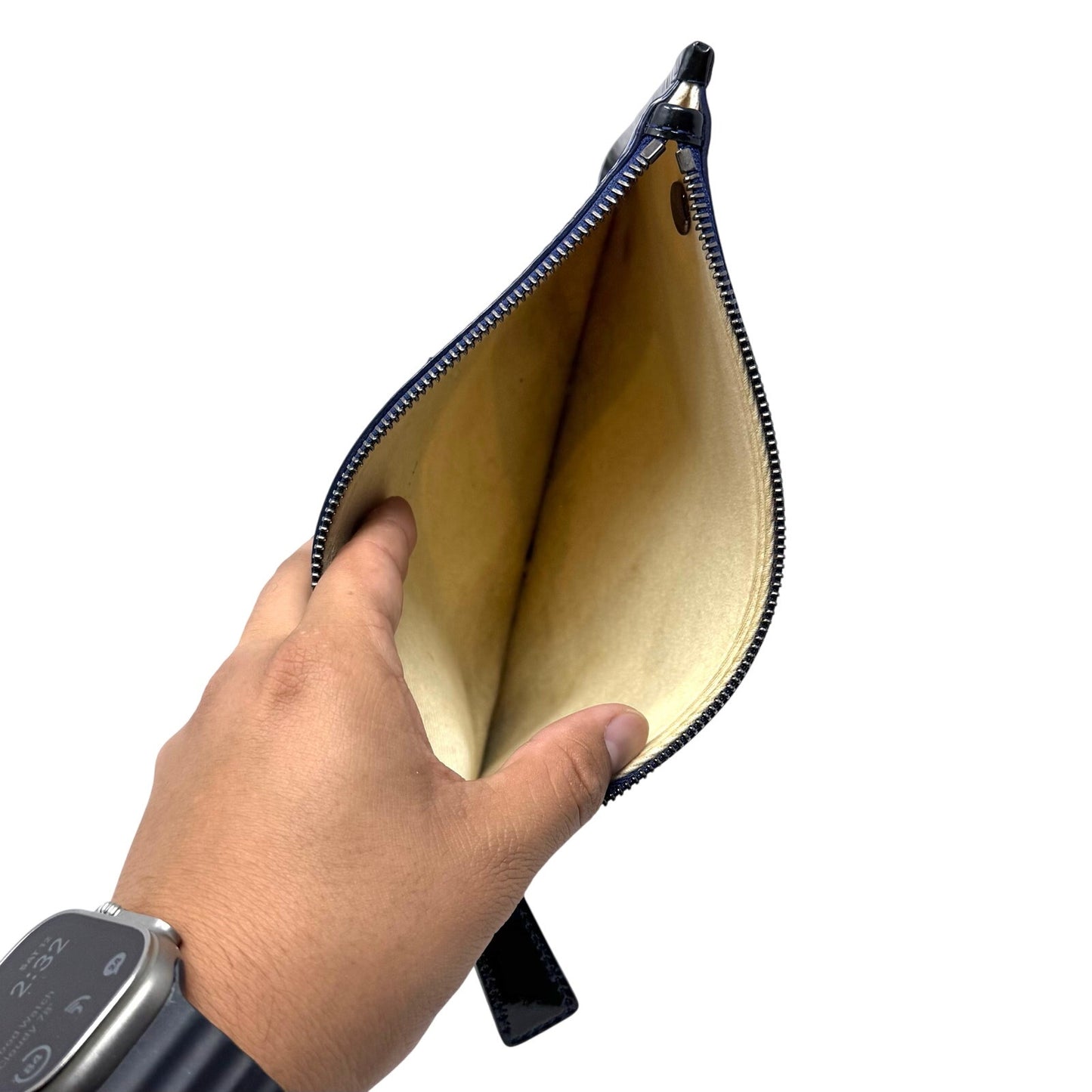 Burberry Striped Canvas Pouch