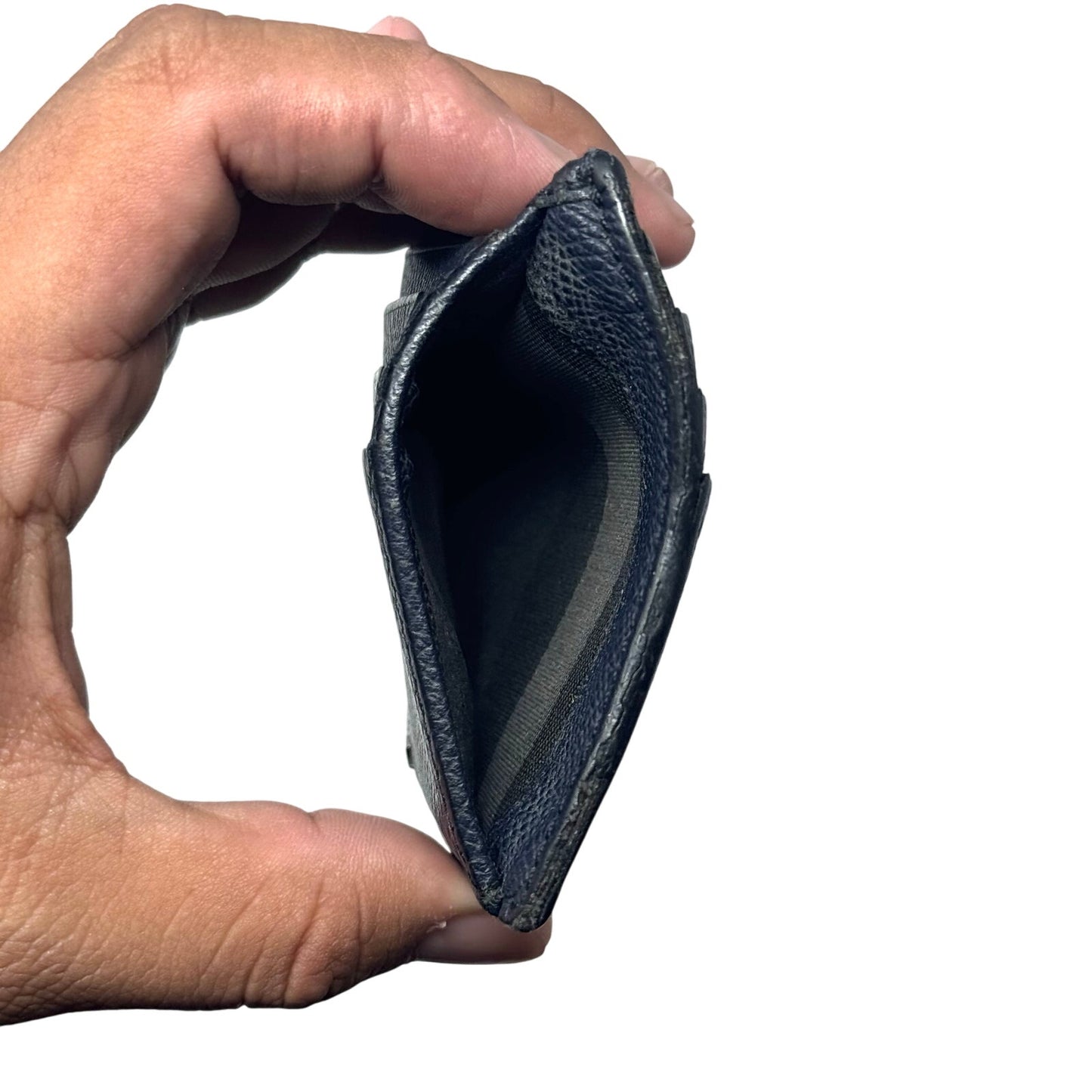 Burberry Navy Cardholder Wallet