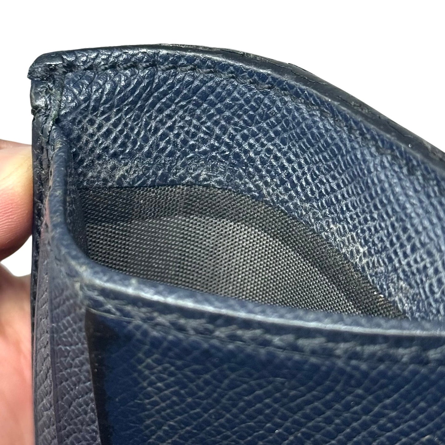 Burberry Navy Cardholder Wallet