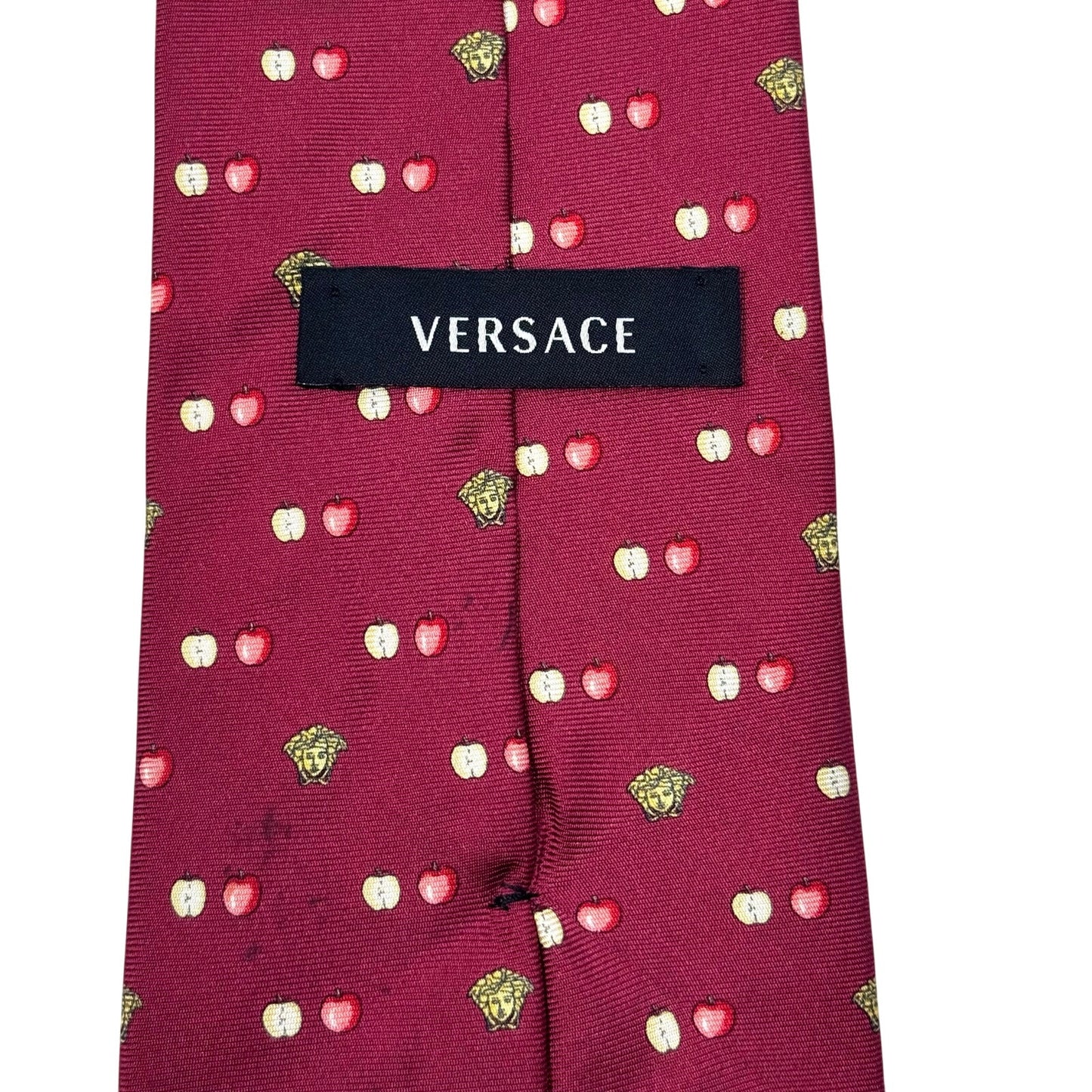 Versace Apple Pattern Tie