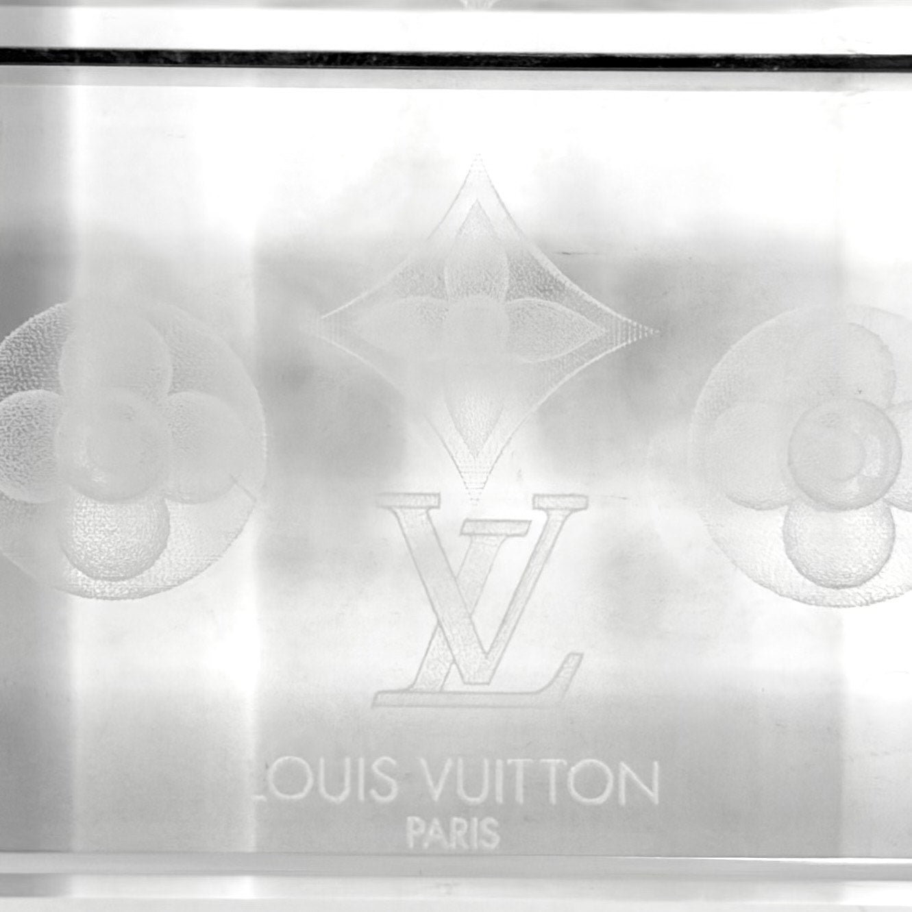Louis Vuitton Monogram Crystal Paperweight