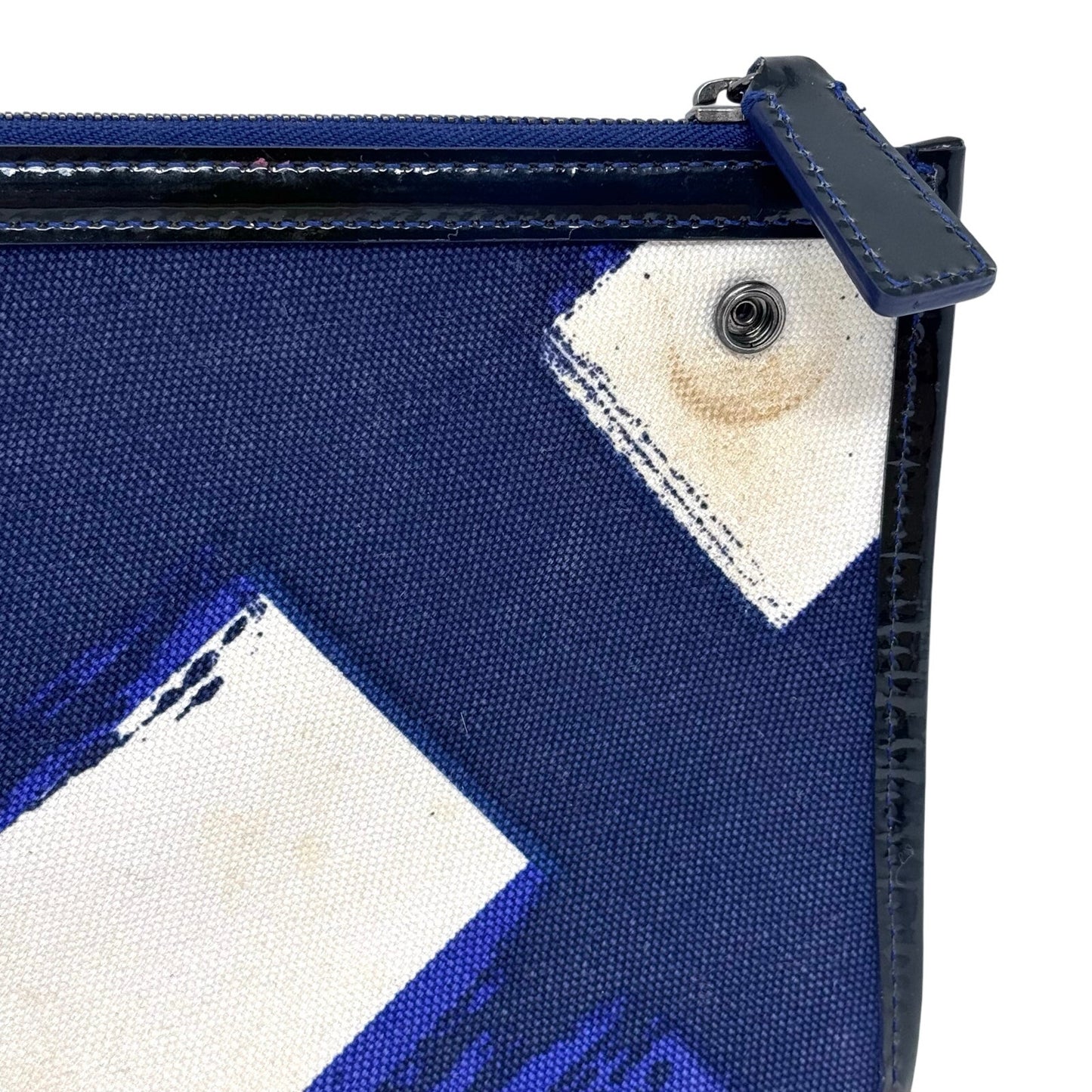 Burberry Striped Canvas Pouch