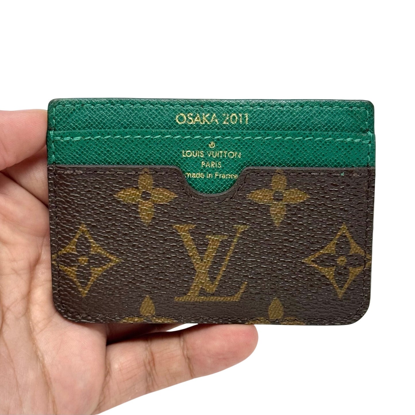 Louis Vuitton Orange Cardholder Wallet
