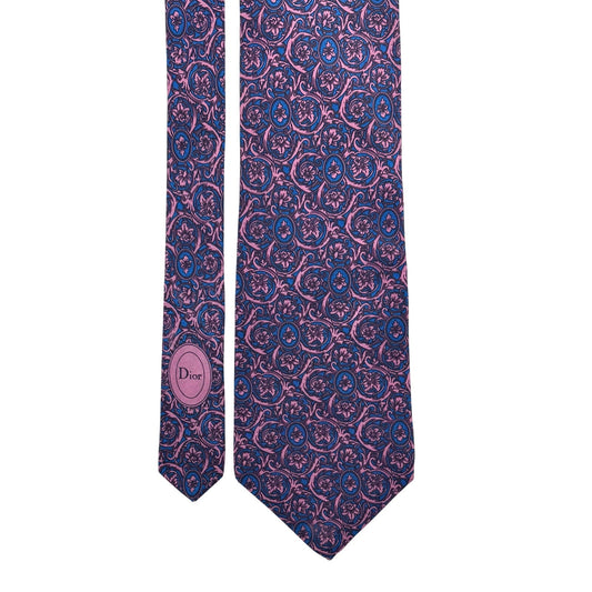Christian Dior Abstract Pattern Tie
