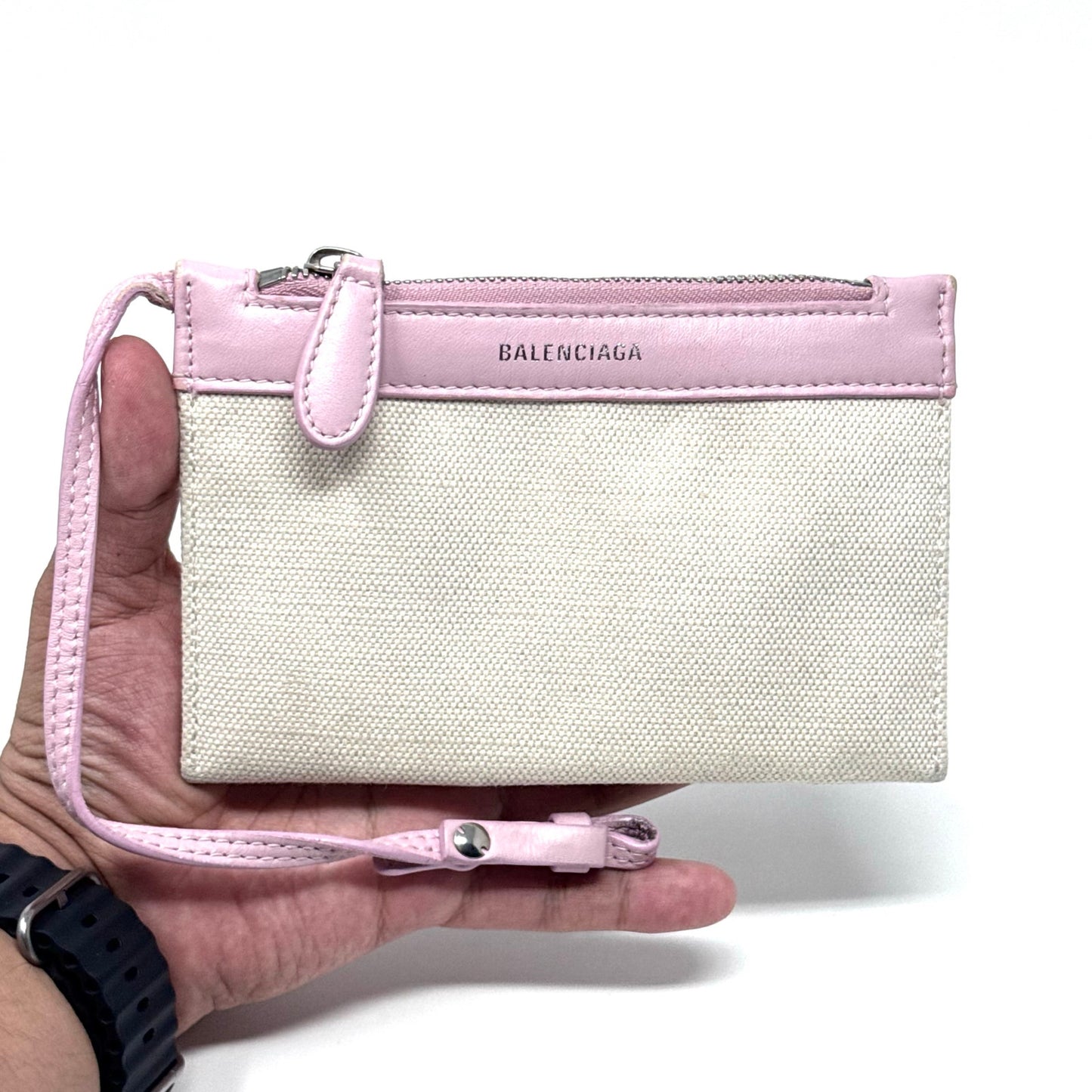 Balenciaga Canvas Zipper Pouch