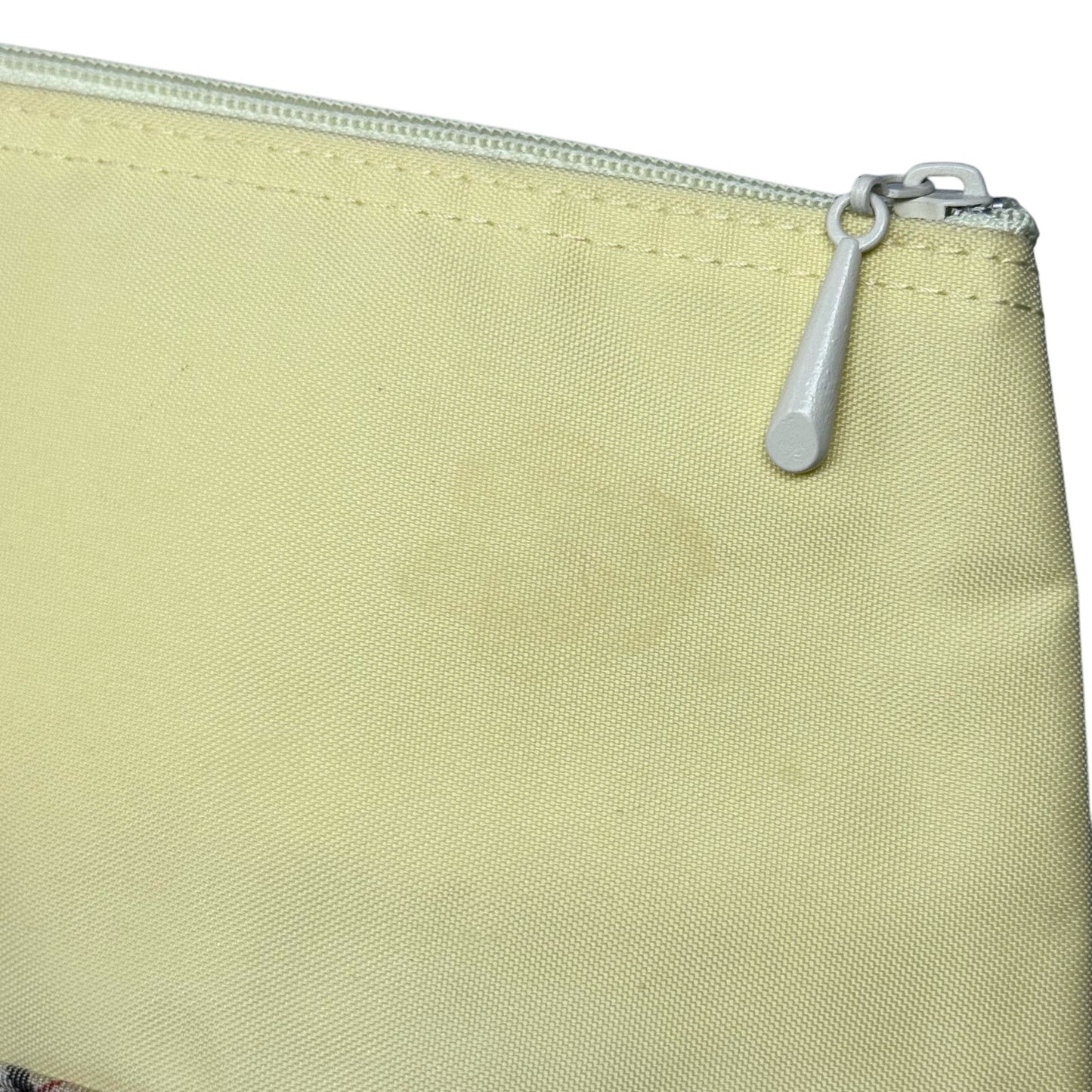 Burberry Yellow Zipper Pouch