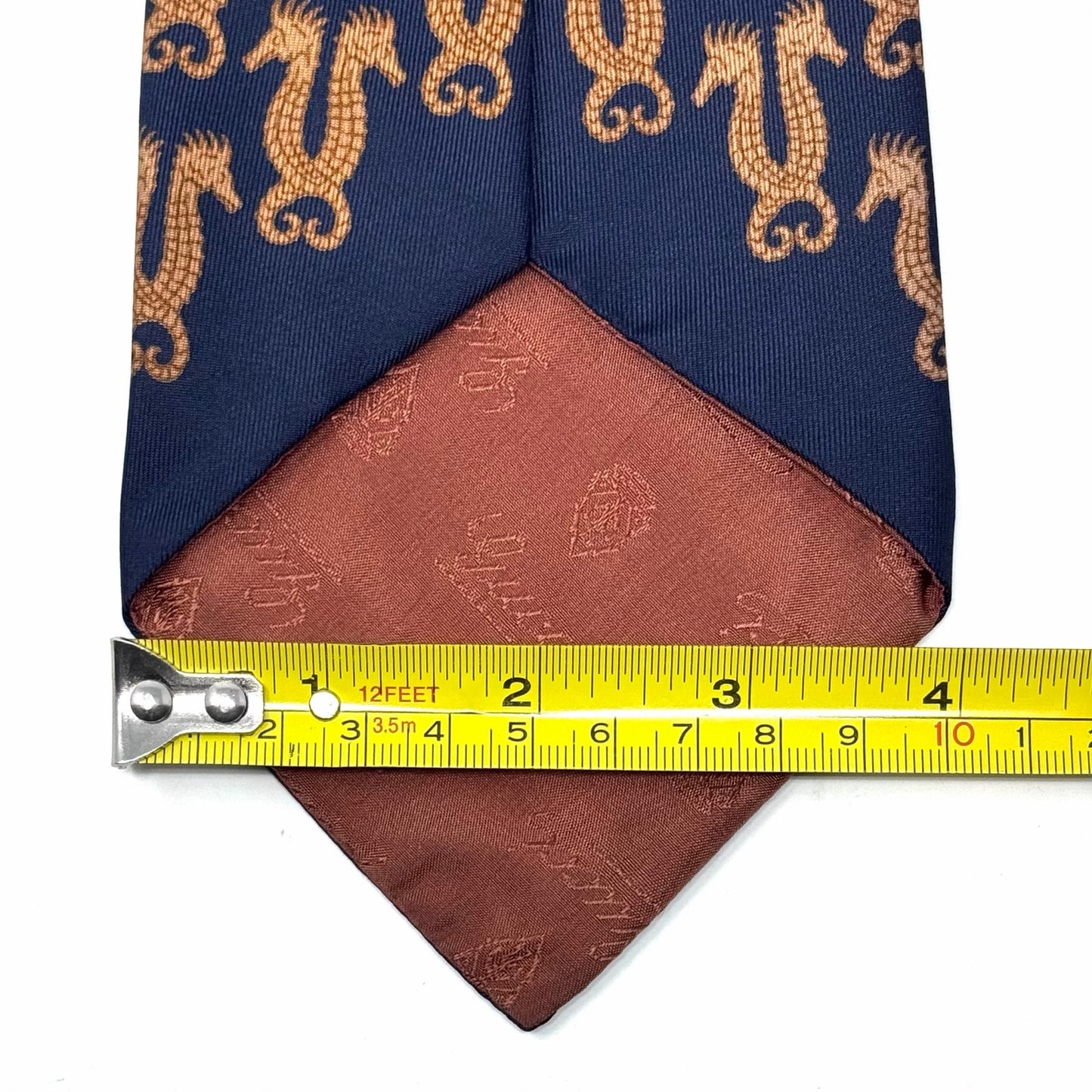 Gucci Seahorse Pattern Tie