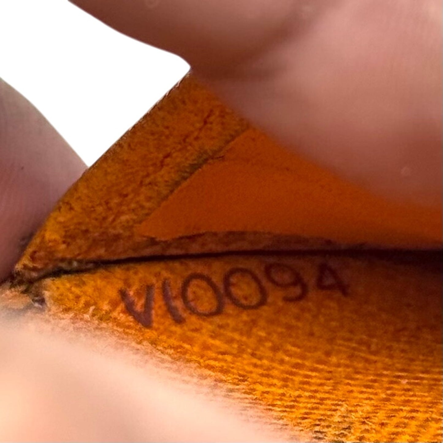 Louis Vuitton Orange Bifold Wallet