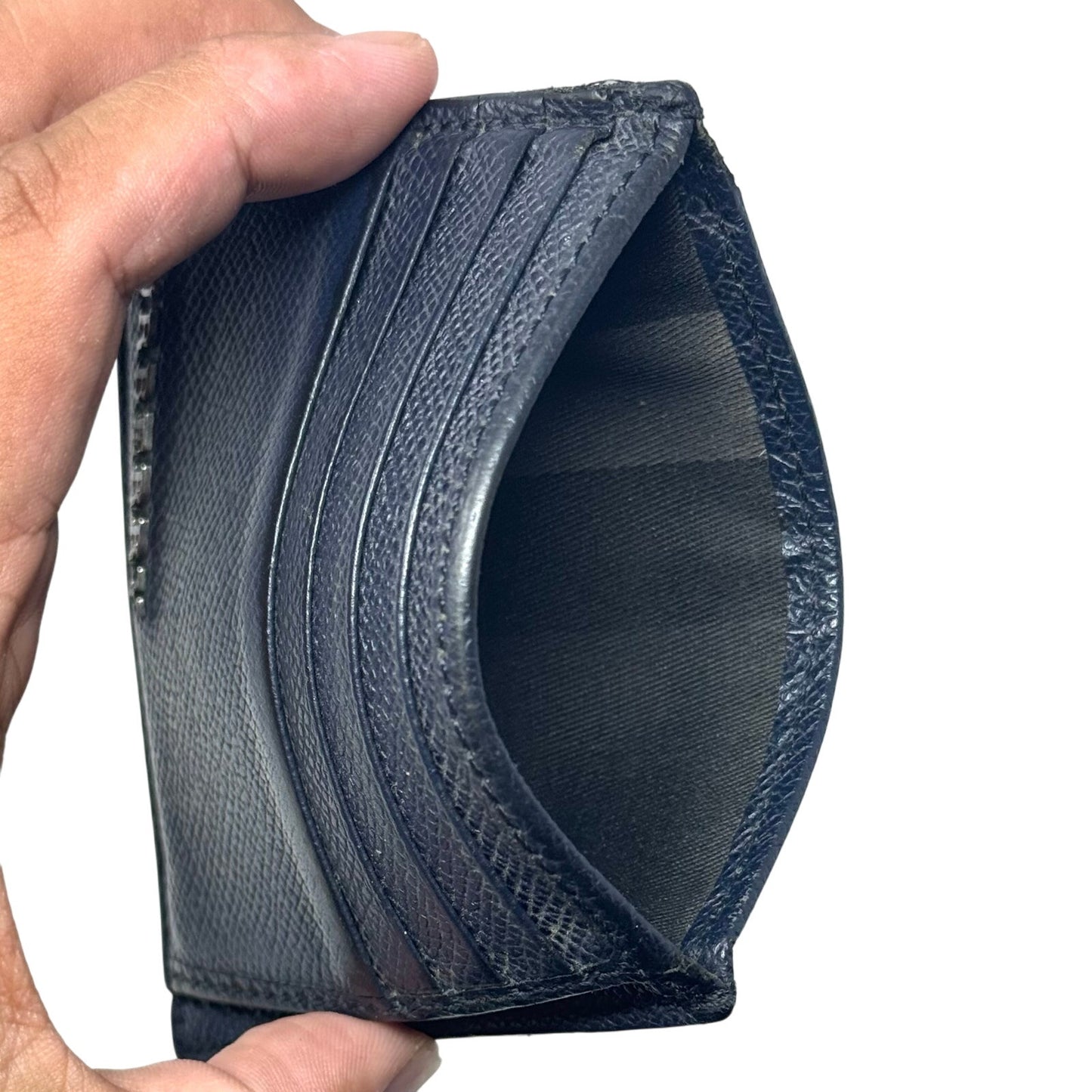 Burberry Navy Cardholder Wallet