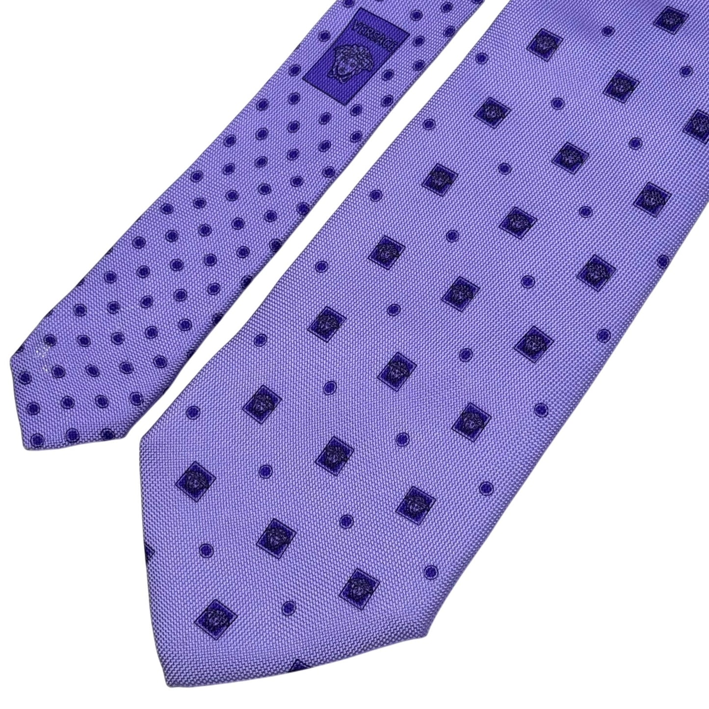 Versace Purple Medusa Tie