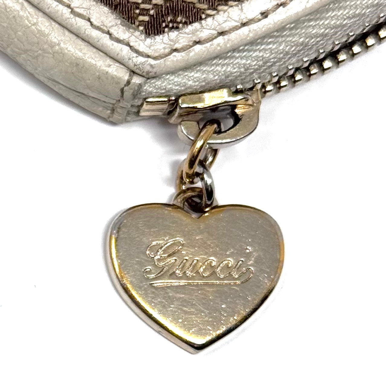 Gucci Heart Zipper Wallet