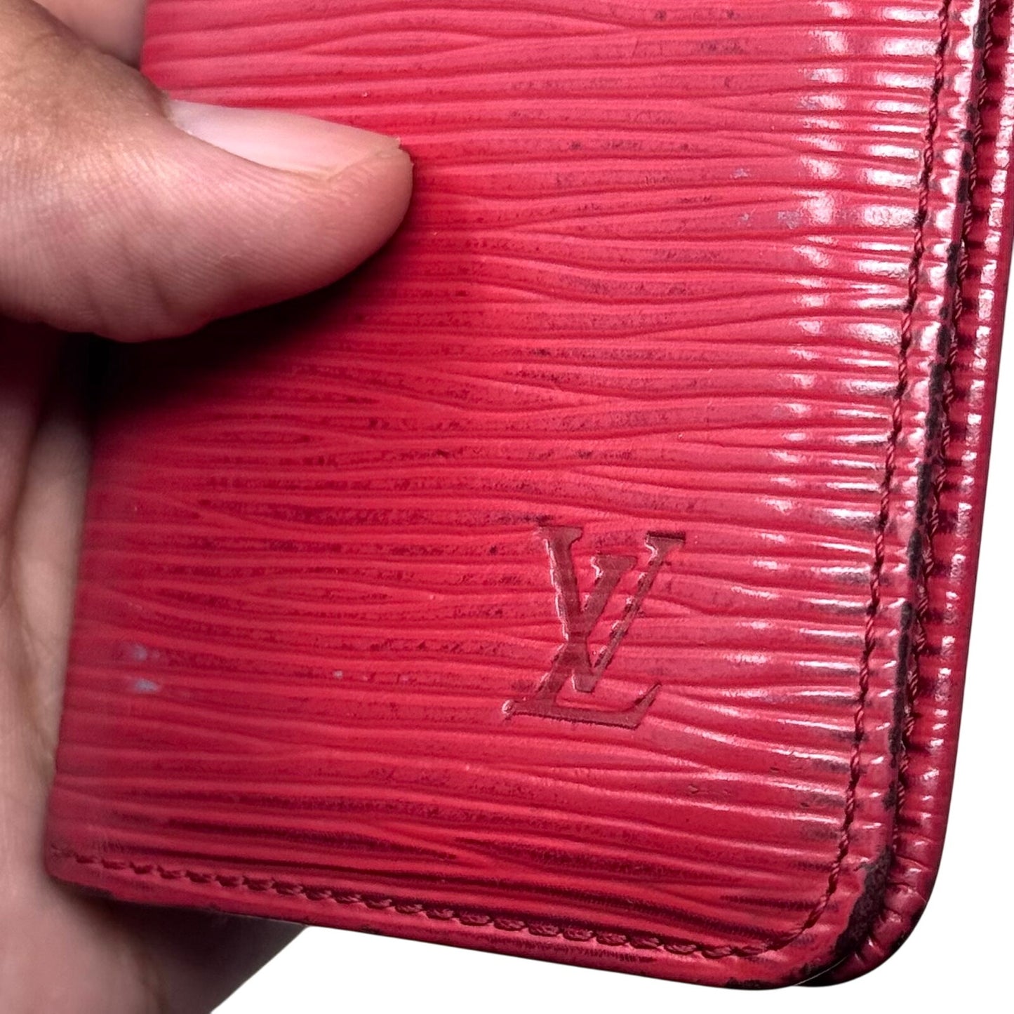 Louis Vuitton Red Bifold Wallet
