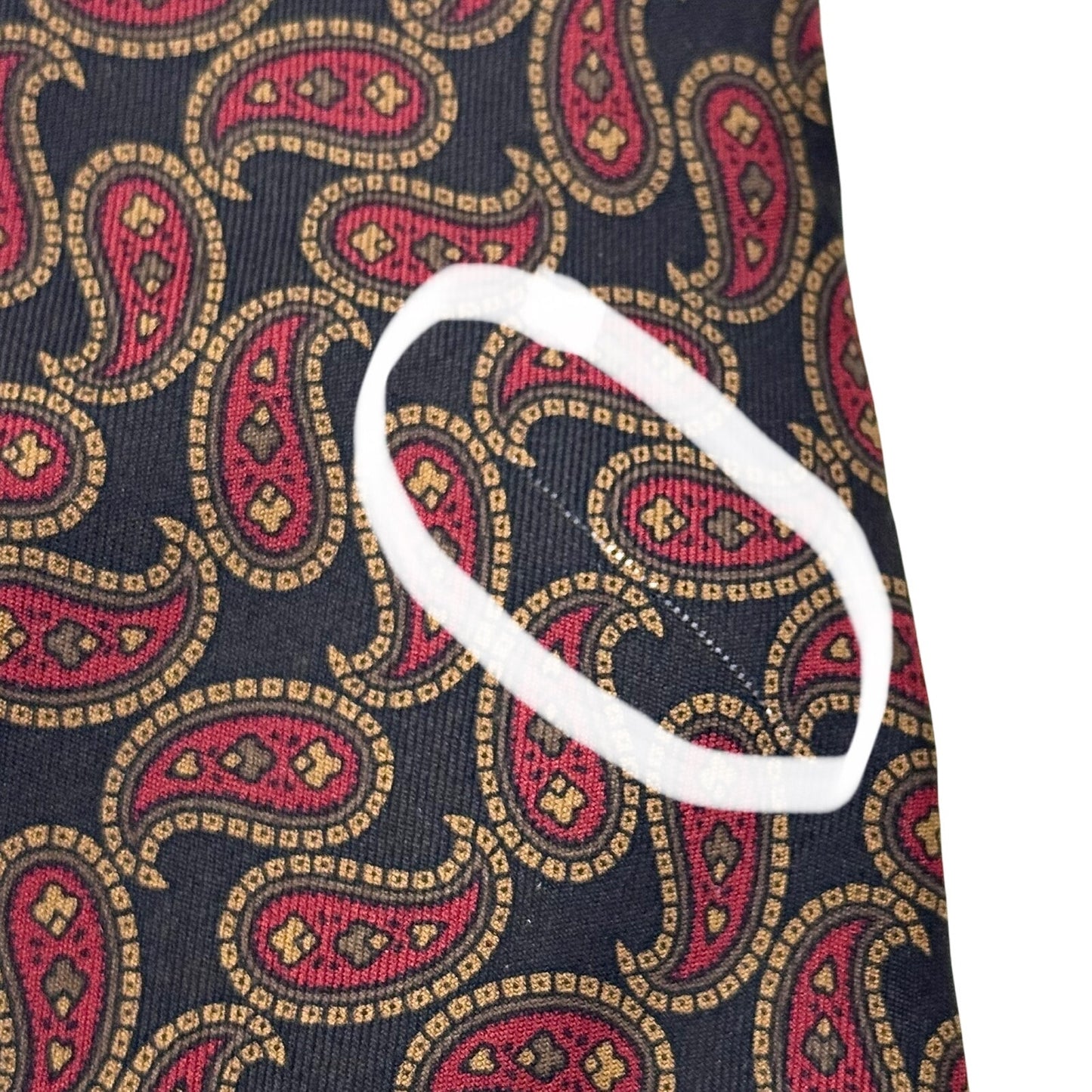 Coach Paisley Pattern Tie
