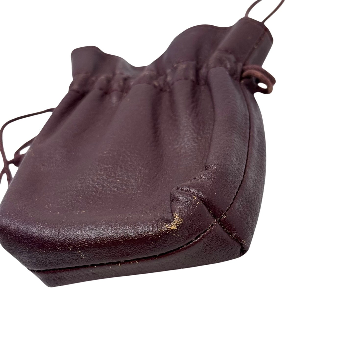 Cartier Dark Red Leather Pouch