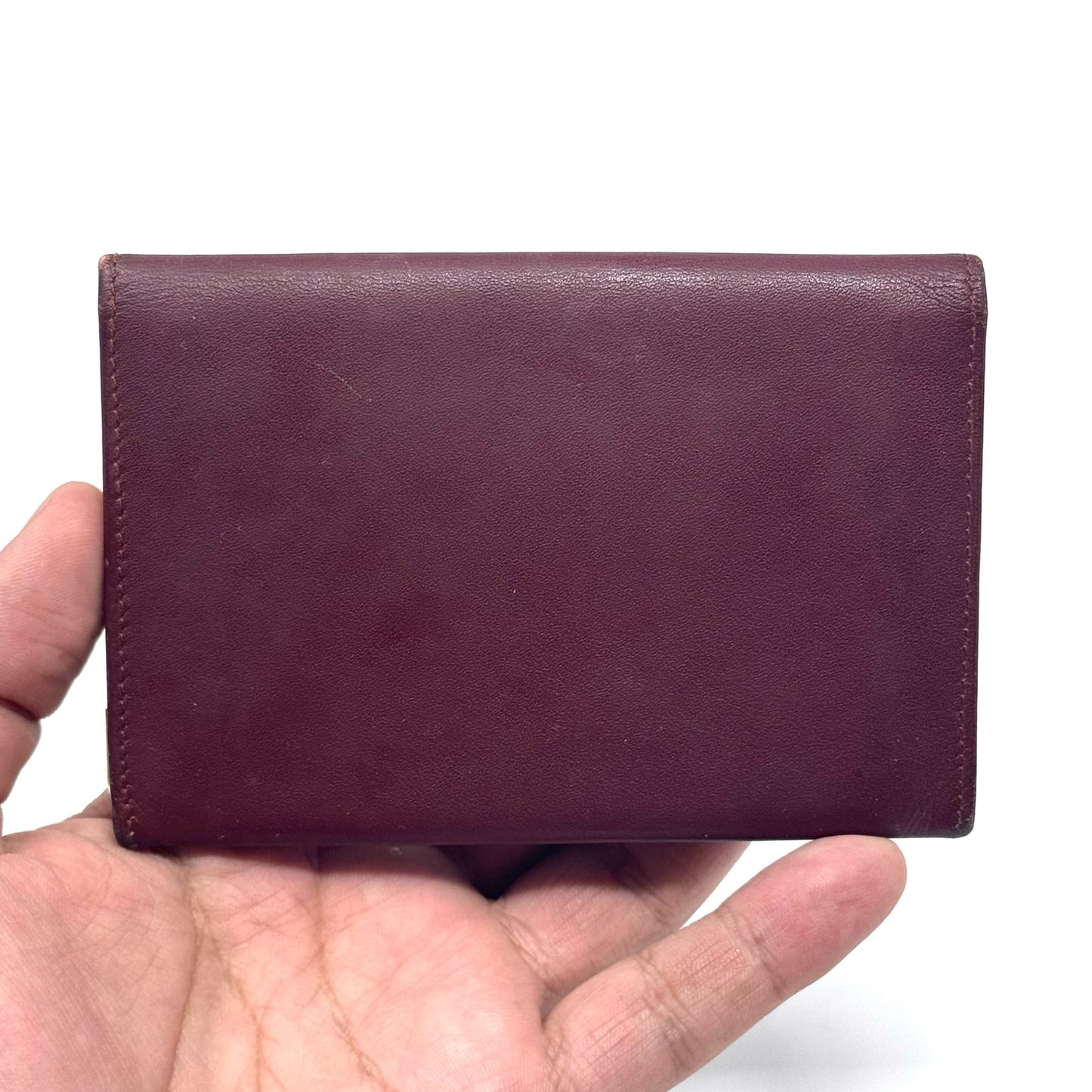 Cartier Dark Red Bifold Wallet
