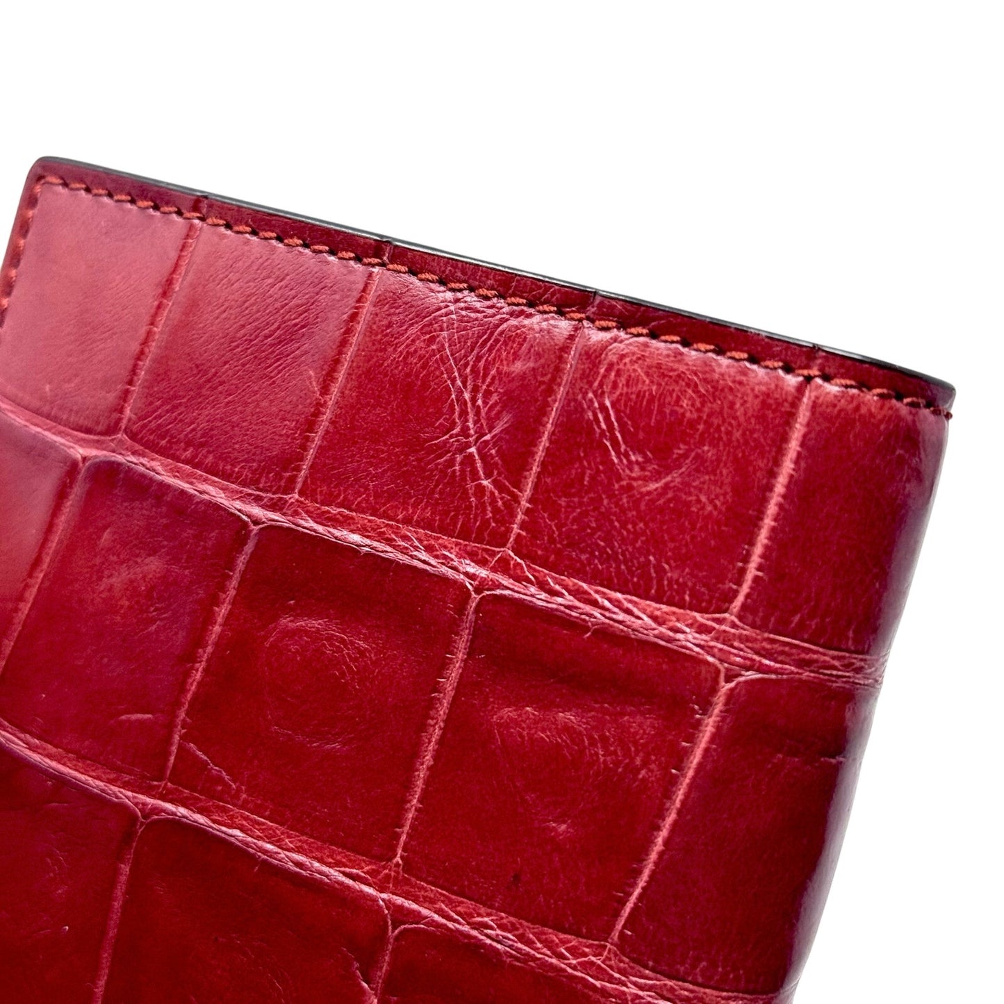 Gucci Crocodile Passport Case